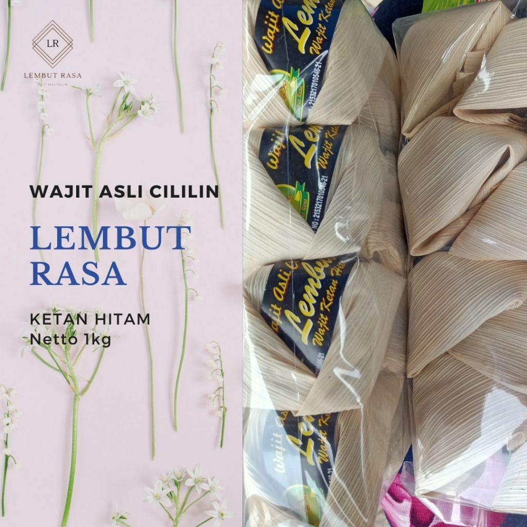 

Lembut Wajit Ketan Hitam Kemasan 1 kg Wajit Asli Cililin Cemilan Manis / Cemilan Murah / Cemilan Enak / Makanan