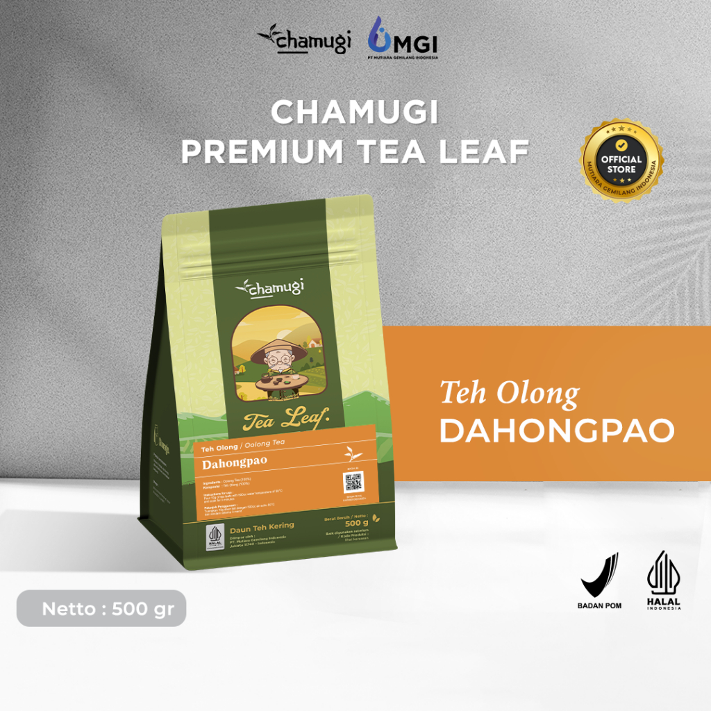 

CHAMUGI Tea Leaf Daun Teh Black Tea , Oolong Tea , Green Tea , Jasmine Tea 500 Gr