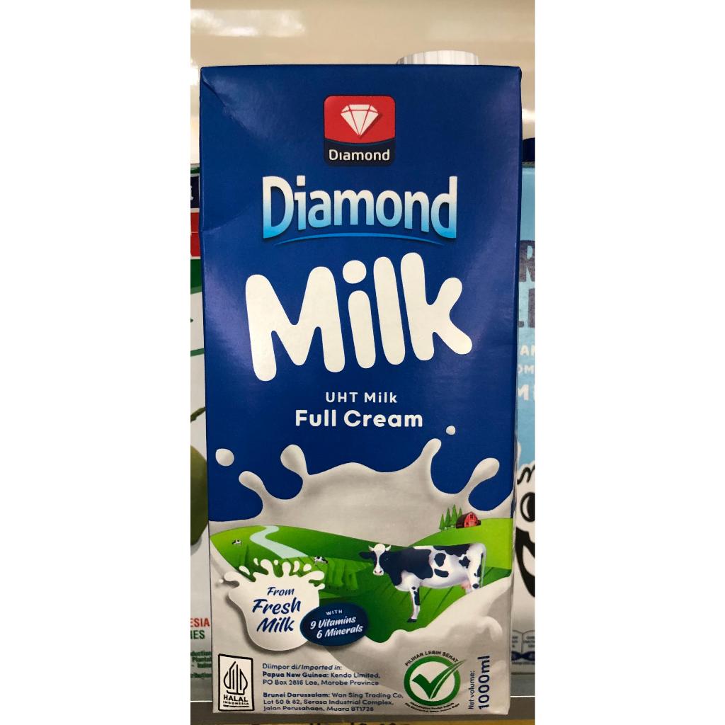 

Diamond Milk Full Cream 1 liter | Diamond UHT Milk | Susu Diamond Full Cream 1 liter