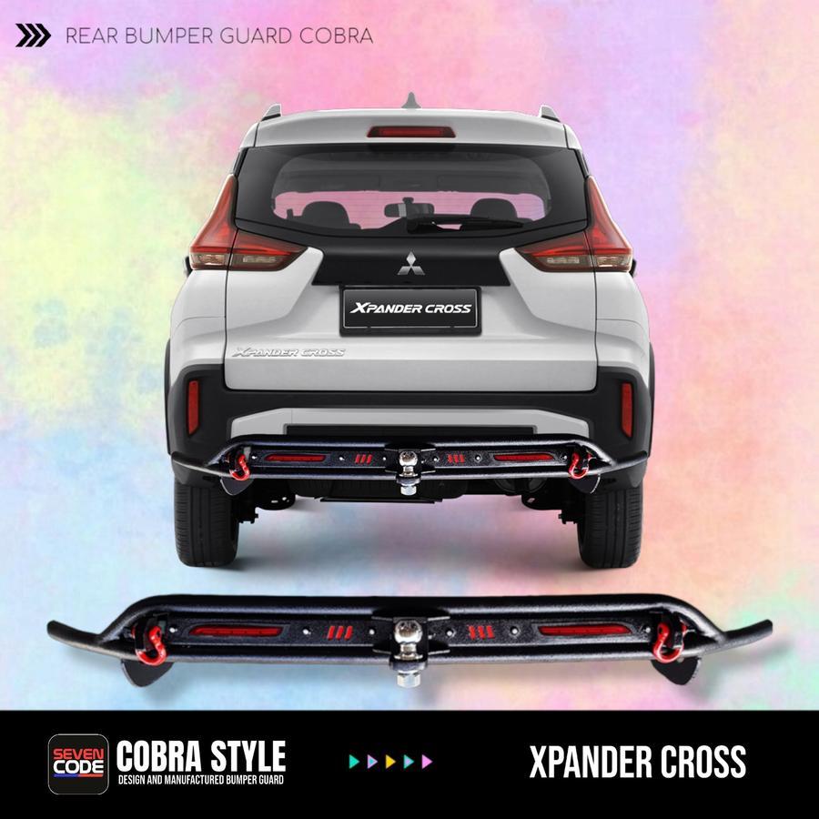 REAR BUMPER GUARD TOWING COBRA - TOWING PENGAMAN BELAKANG SEVENCODE - MITSUBISHI XPANDER CROSS - ALL