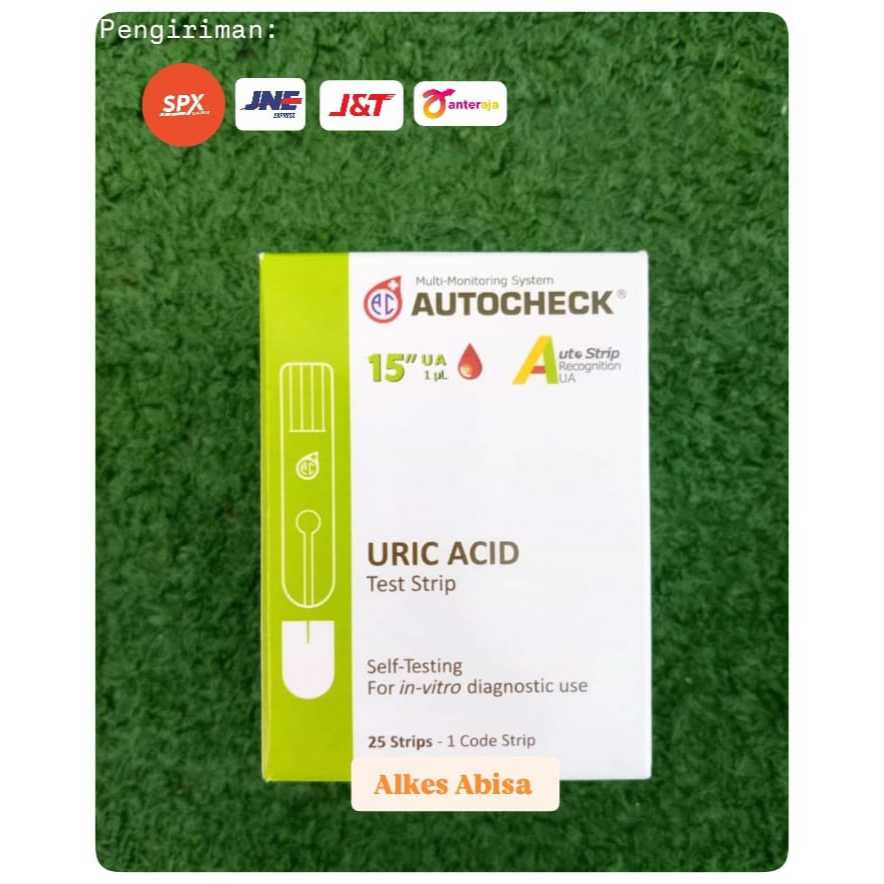 AUTOCHECK Strip Asam Urat | Uric Acid Strip Test MURAH