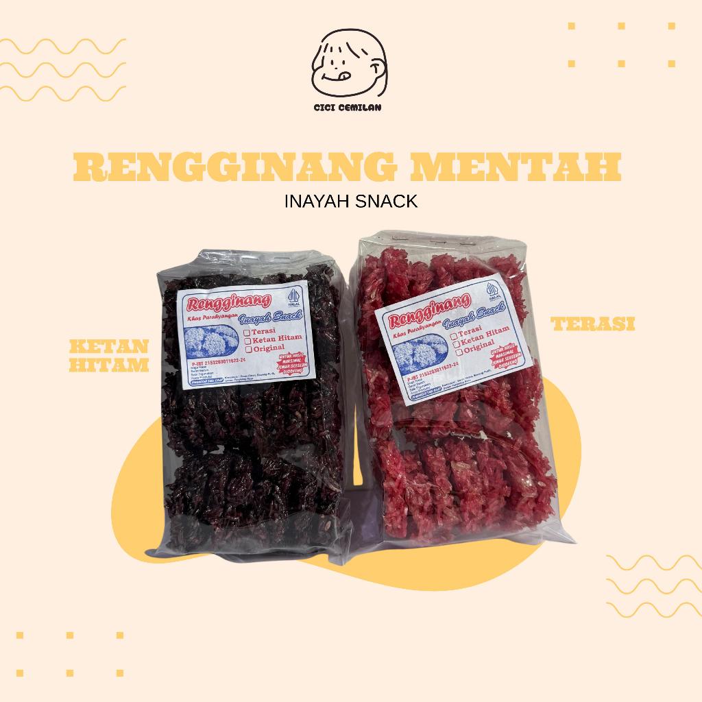 

INAYAH SNACK RENGGINANG MENTAH ORIGINAL - TERASI - KETAN HITAM 250 GRAM RANGGINANG OLEH-OLEH