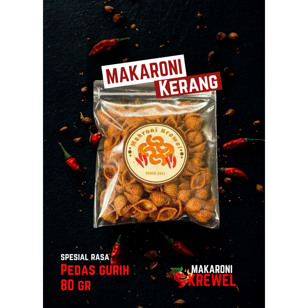 

Makaroni Krewel - (Makaroni Kerang Kemasan Palstik Ziplock Kecil)
