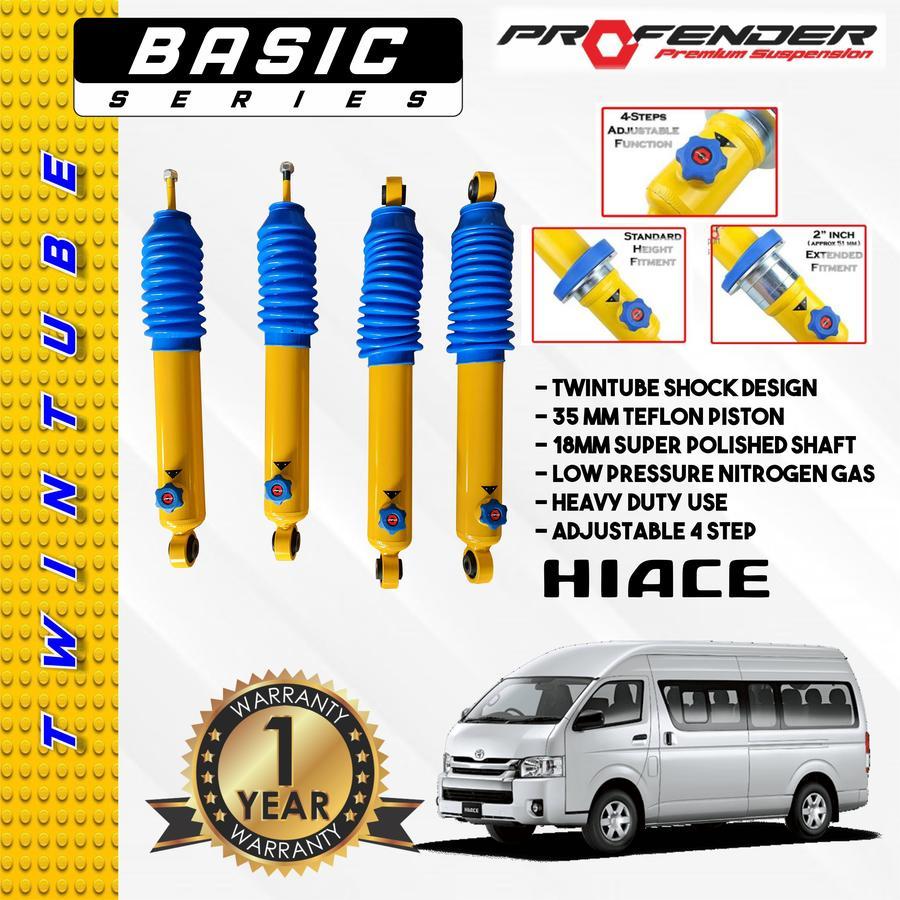 Aksesoris Suspensi Shockbecker PROFENDER Twintube Toyota HIACE Commuter H200