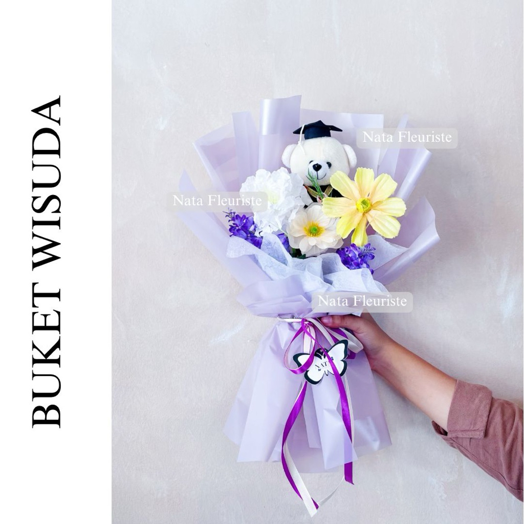 

Nata Fleuriste - BUKET GRADUATION / BUKET WISUDA cocok sebagai hadiah ulang tahun, valentine, anniversary dan perayaan penting lannya