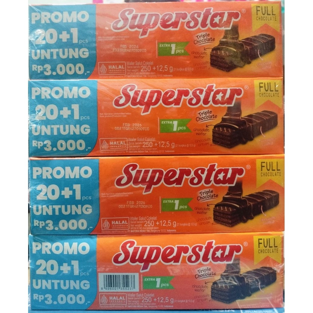 

Superstar Triple Chocolate isi 21 @12.5gr