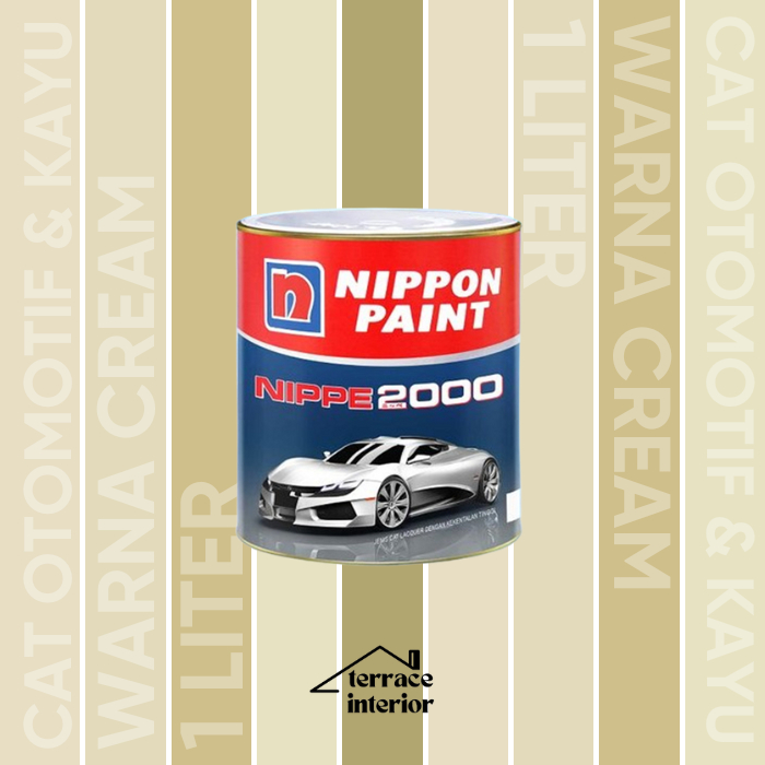 Cat Otomotif dan Kayu Nippe 2000 Warna Cream 1L