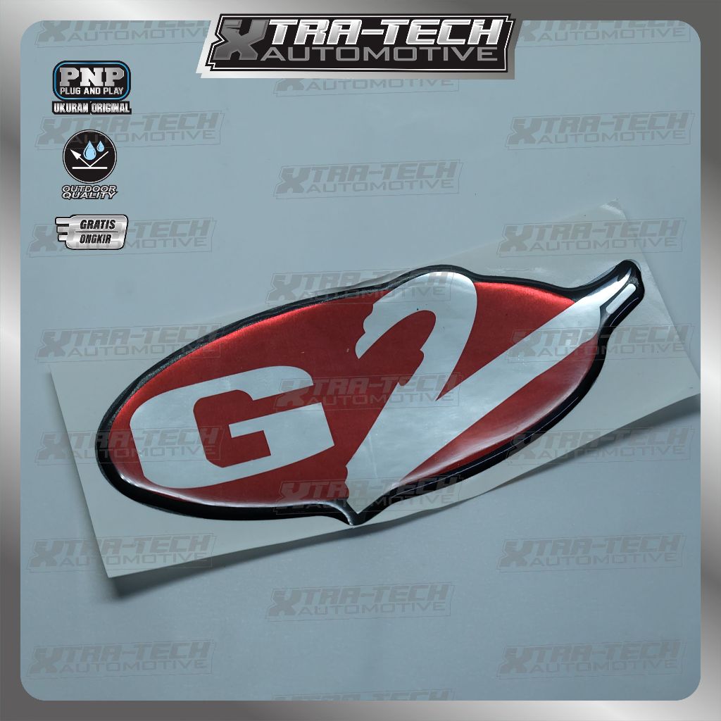 emblem timbul g2 daihatsu feroza / emblem g2 feroza / emblem timbul feroza g2