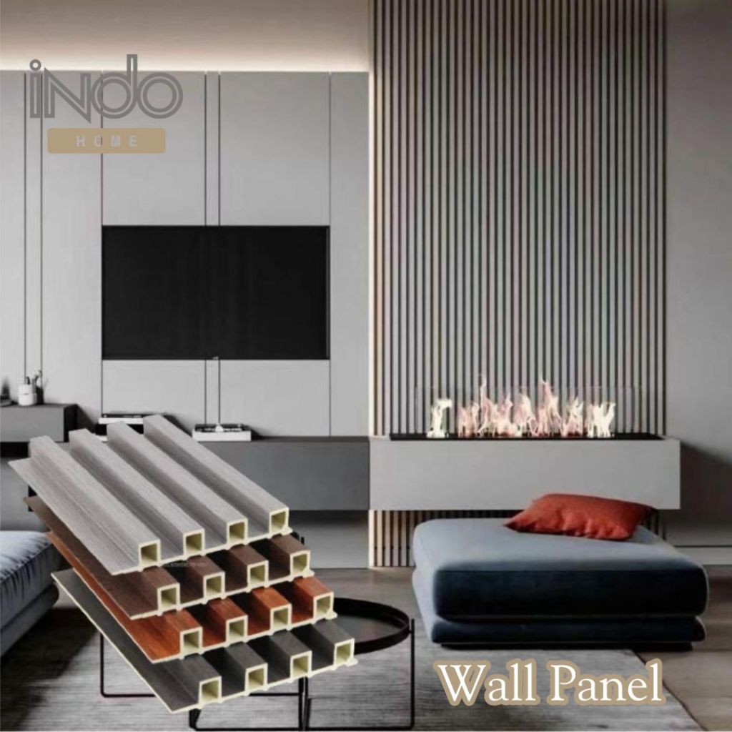 Indo Wall Panel - WPC - Wallpanel - Panel Dinding - wall panel premiumPanjang  295 CM
