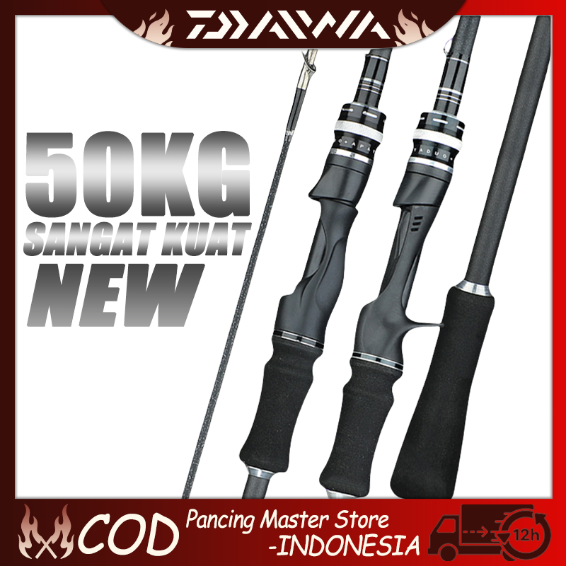 Ultralight DAIWA Baitcasting Rod Medium Joran Pancing Carbon Lure M Power Fishing Rod Spinning Rod S