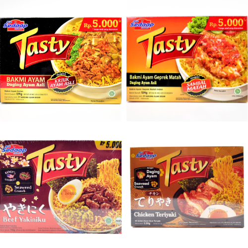 

Sedaap Tasty Bakmi Ayam Mie Instant dengan Daging Ayam Asli