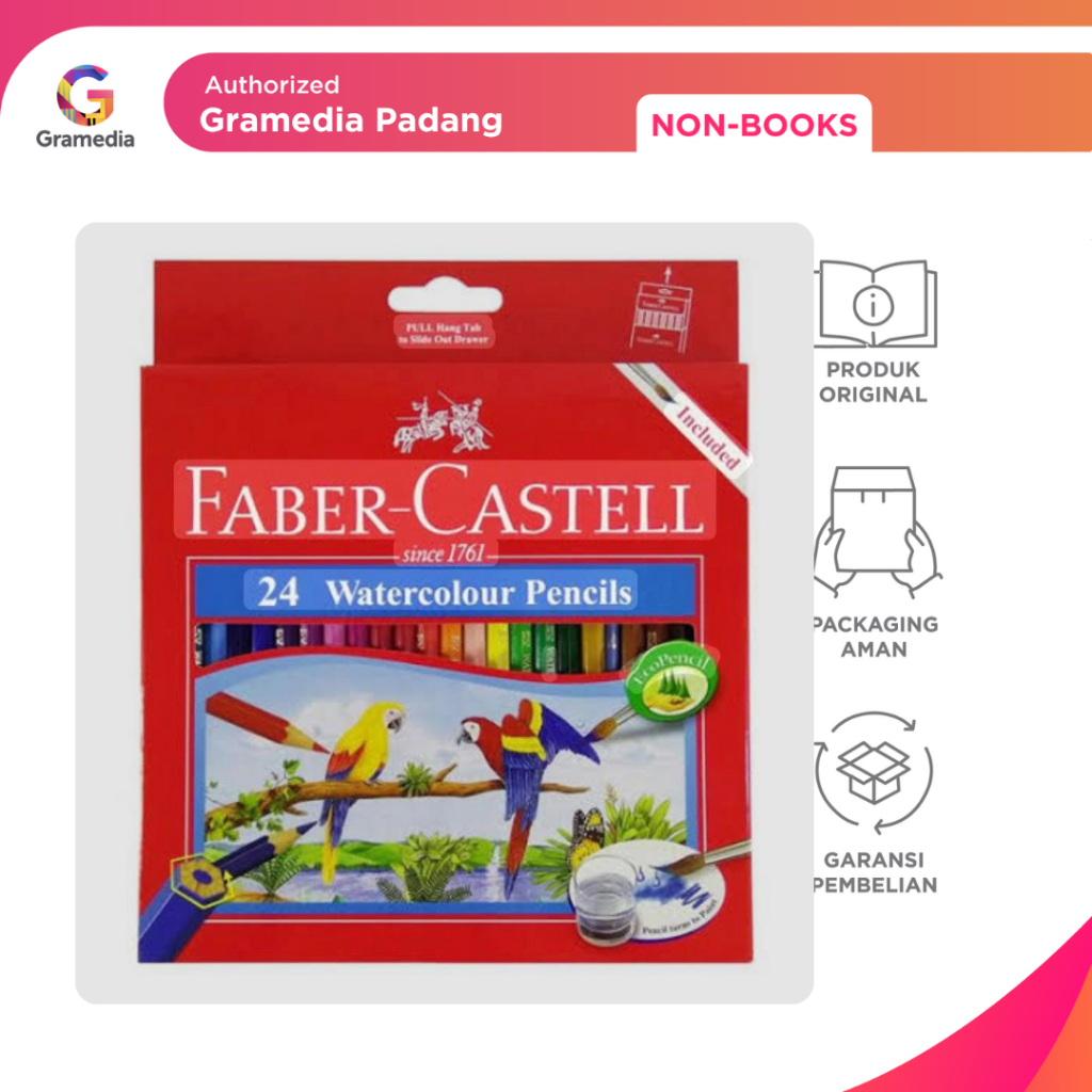 

Gramedia Padang - Faber-Castell 24 Watercolour Pencils