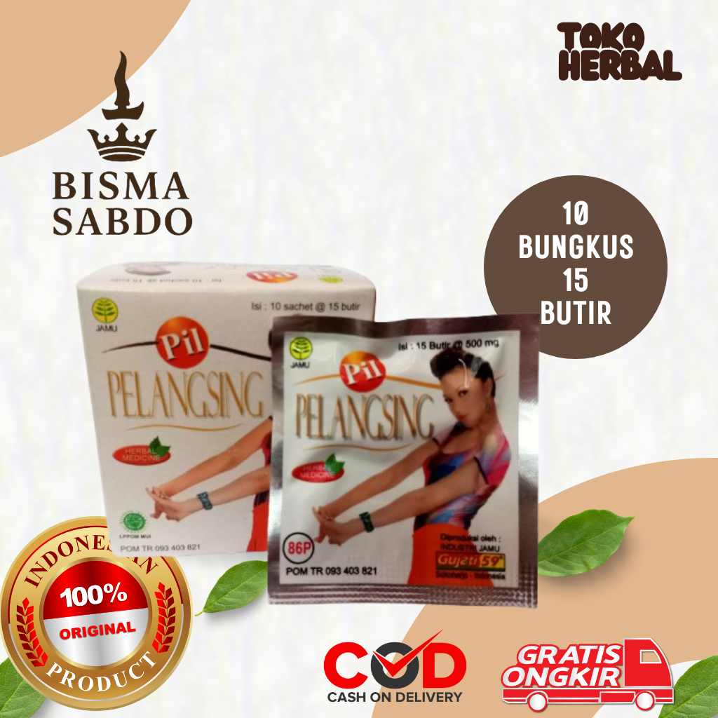 

Gujati 59 Pelangsing Pil ( 1 Box isi 10 Sachet ) - Bisma Sabdo