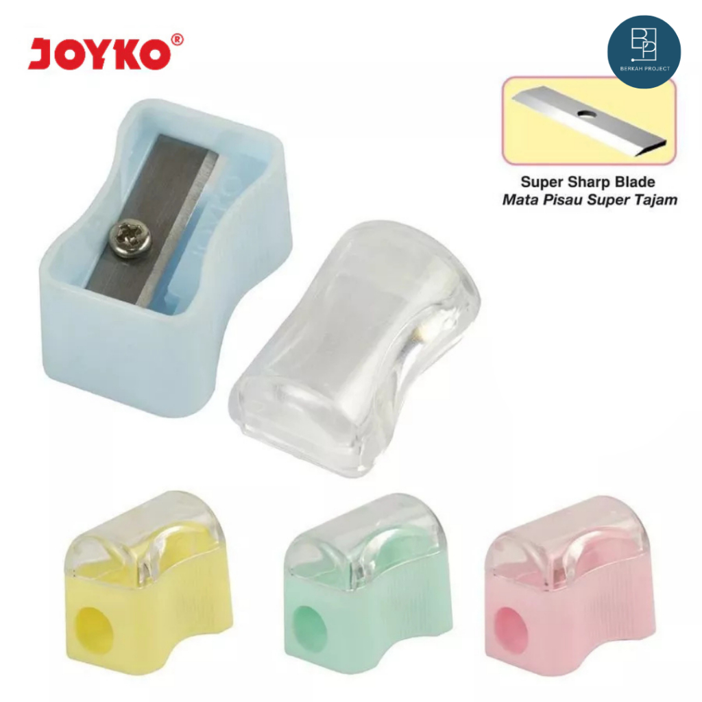 

Joyko Rautan Pensil Plastik Kecil Murah / Sharpener Rautan Serutan Joyko