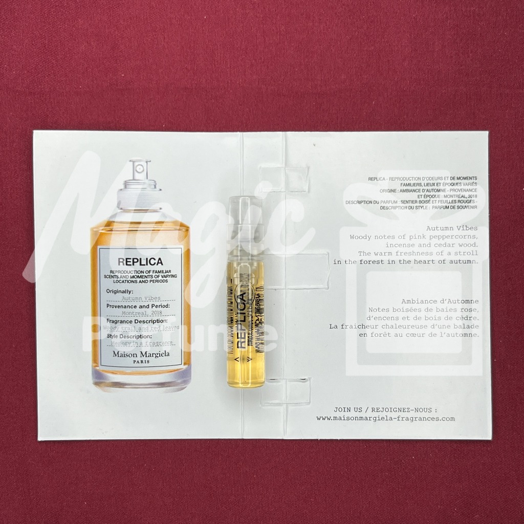 Autumn Vibes, 2021 Tester Parfum 1.5ml Wewangian Parfum Botol/Sampel Parfum/Vial Parfum Original