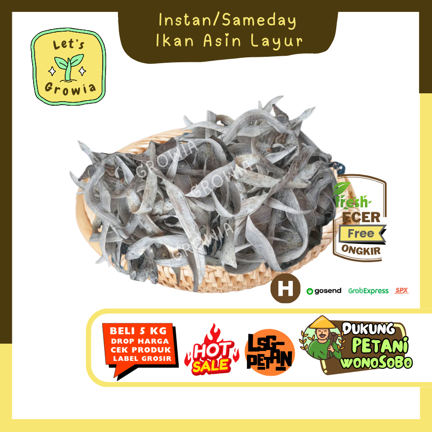 

Growia || Ikan Asin Layur Super -- Hasil Petani Langsung Ecer (H)