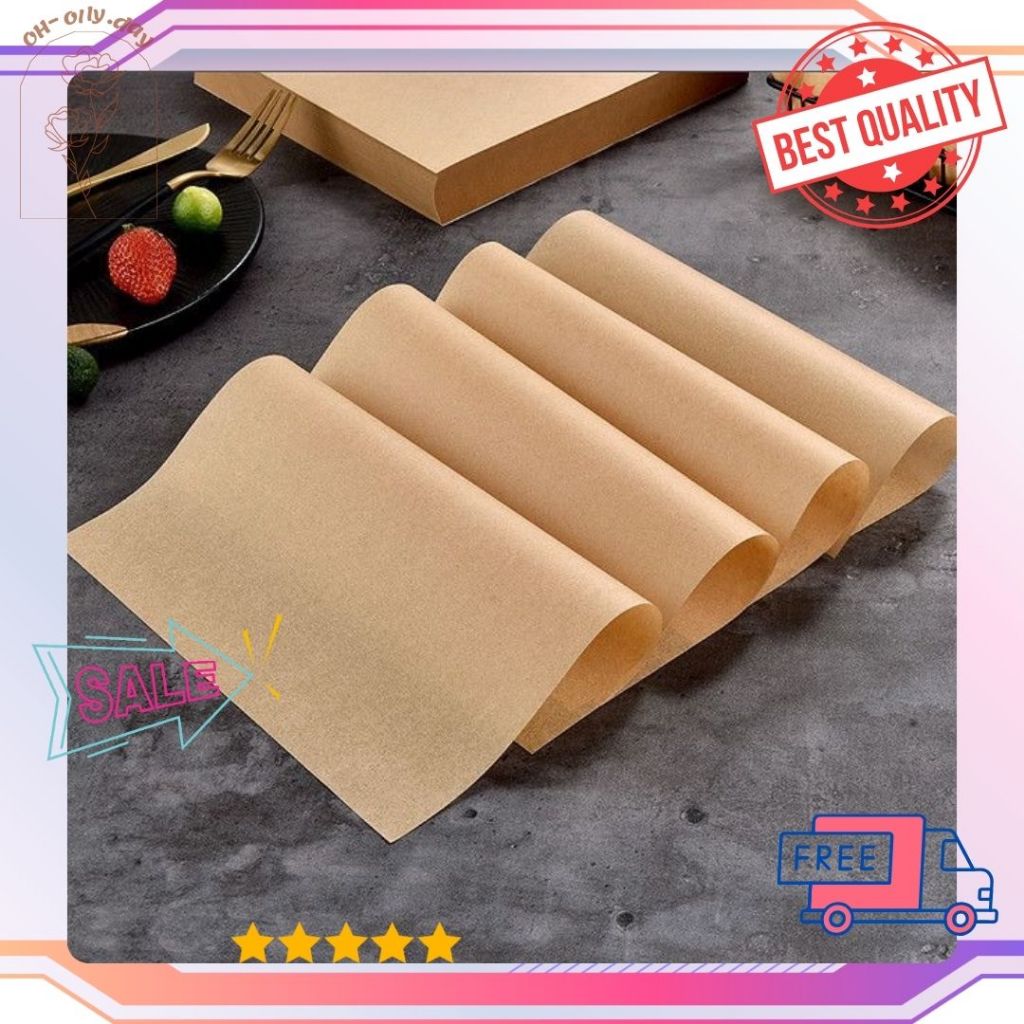 Kertas Roti Baking Paper MAT OVEN Tahan Panas Parchment Kain Silpat / Alas Masak Kue Slipat Alas Loy