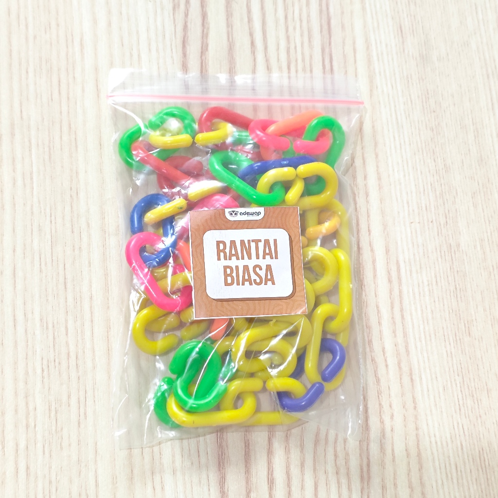 ADEWAP GLIDER Rantai Mainan Sugar Glider 1 Meter Rainbow