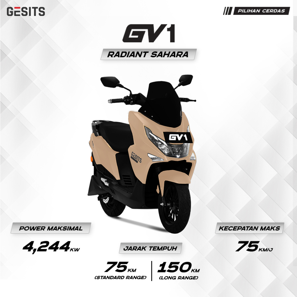 GESITS GV1 (OTR Jakarta) - Sepeda Motor Listrik
