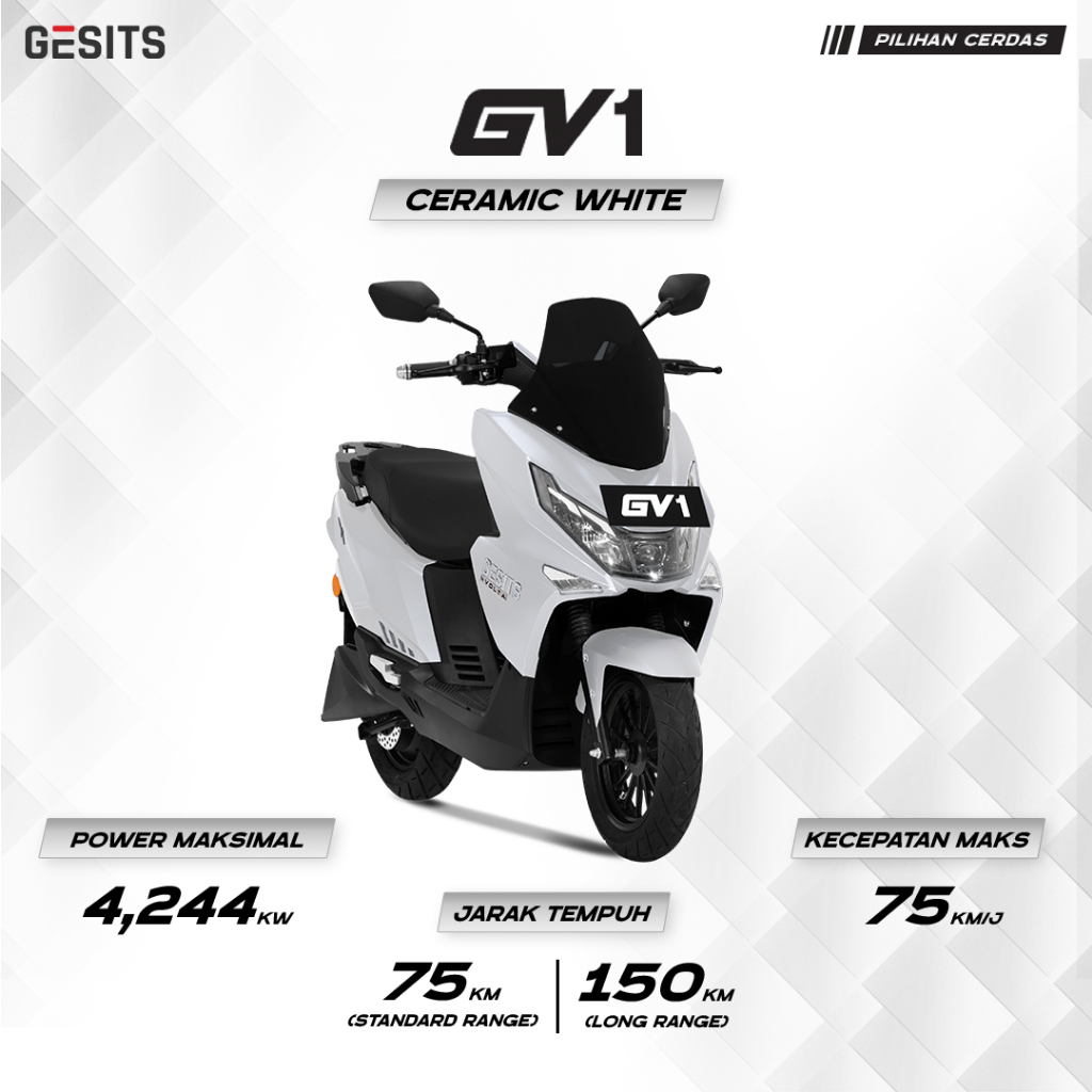 GESITS GV1 (OTR Depok) - Sepeda Motor Listrik