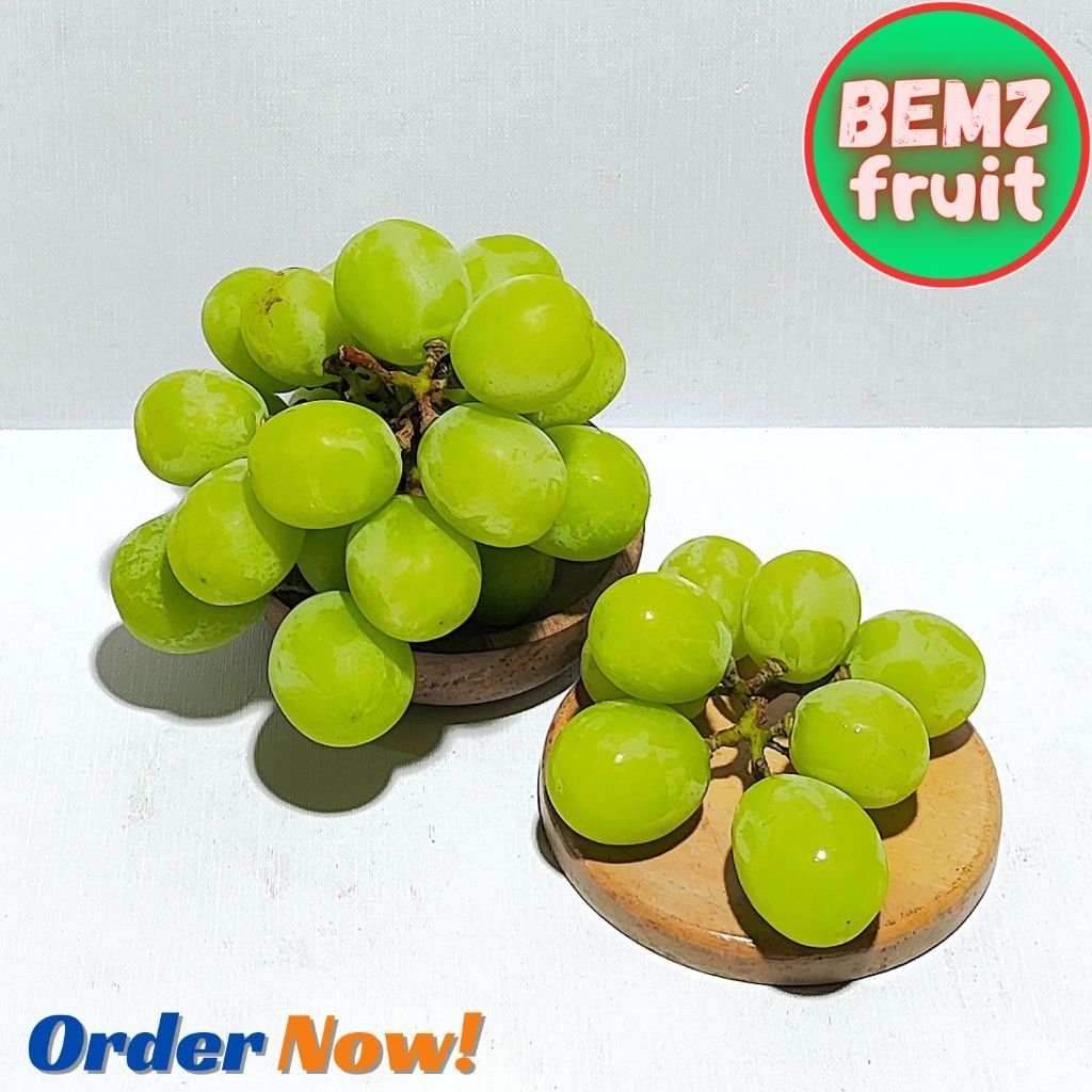 

Anggur Hijau Seedless non biji Manis 500 Gram