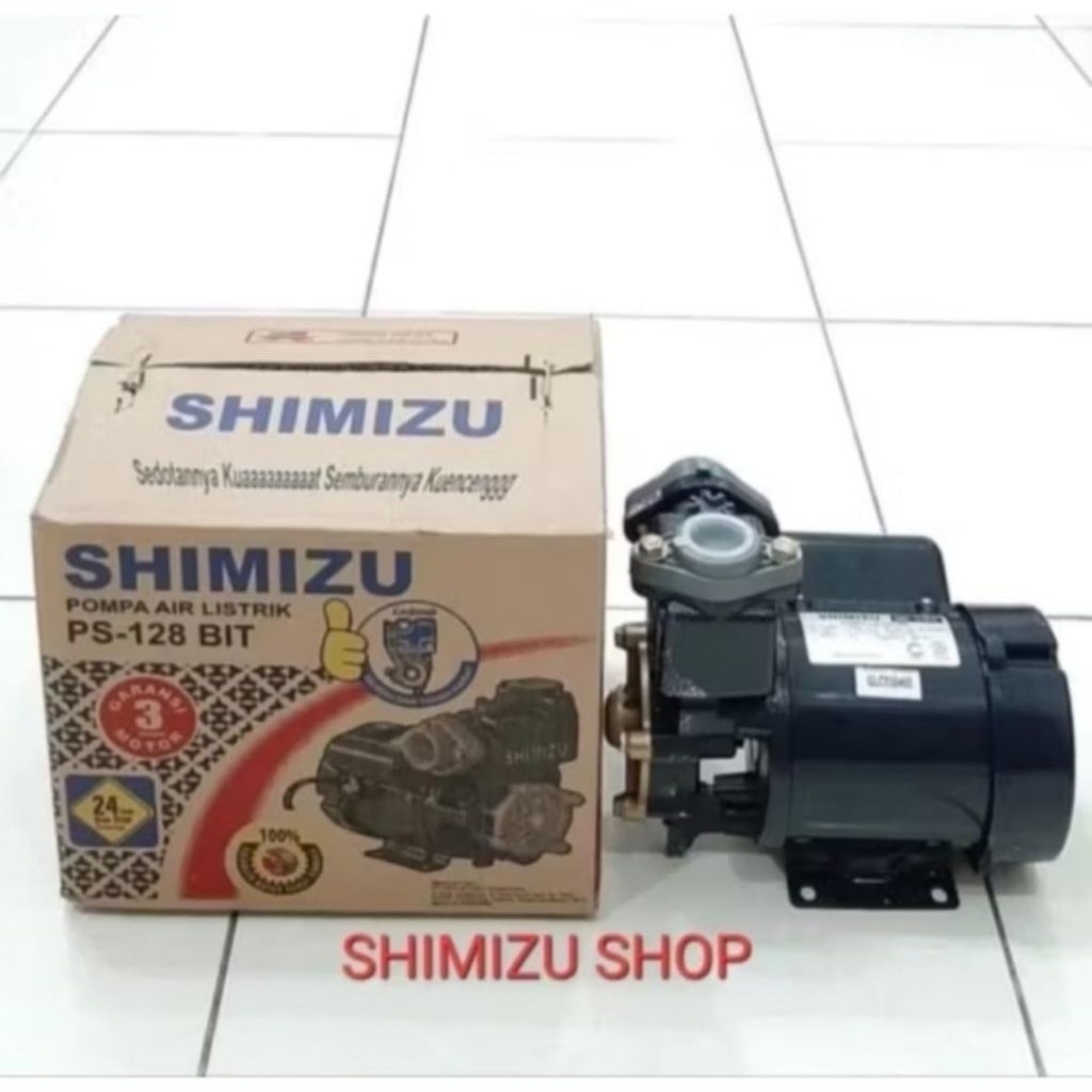 Pompa Air Shimizu PS 128BIT Pompa Air Shimizu 125watt Non Otomatis