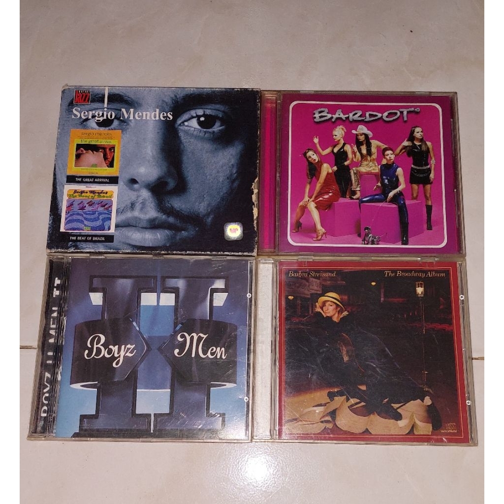 cd SERGIO MENDES-The Great Arrival & The Beat Of Brazil / BARDOT / BOYZ II MEN-II (2) / BARBRA STREI