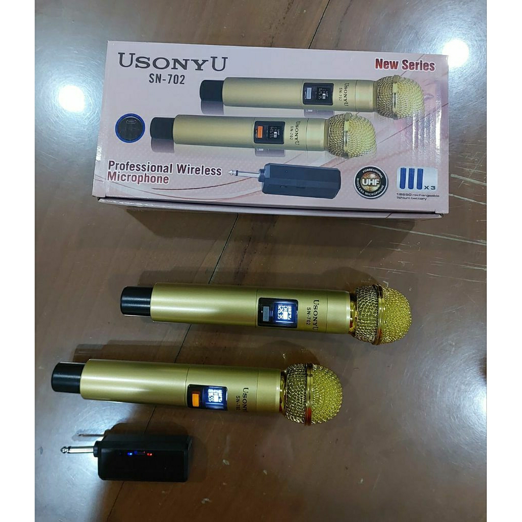 mic wireless usonyu 2 mic wireless mic murah mic bagus mic tanpa kabel