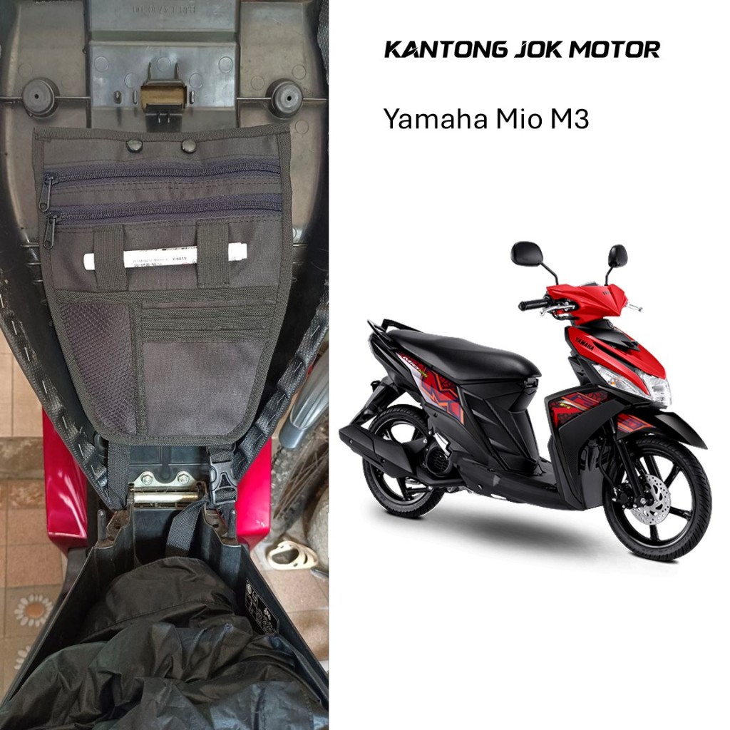 Seat Bag Tas Jok Motor Kantong Bagasi Yamaha Mio M3