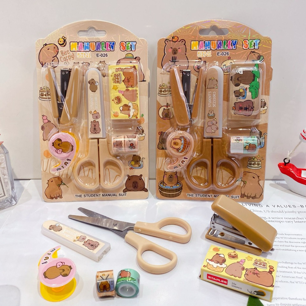 

Capibara set stationary 5in1