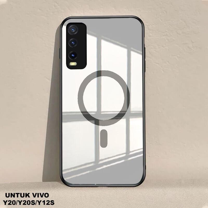 (G49) Softcase Glass Kaca For VIVO Y20 / VIVO Y20s /  VIVO Y12s TERBARU 2025 Case Hp Terbaru Anti Ai