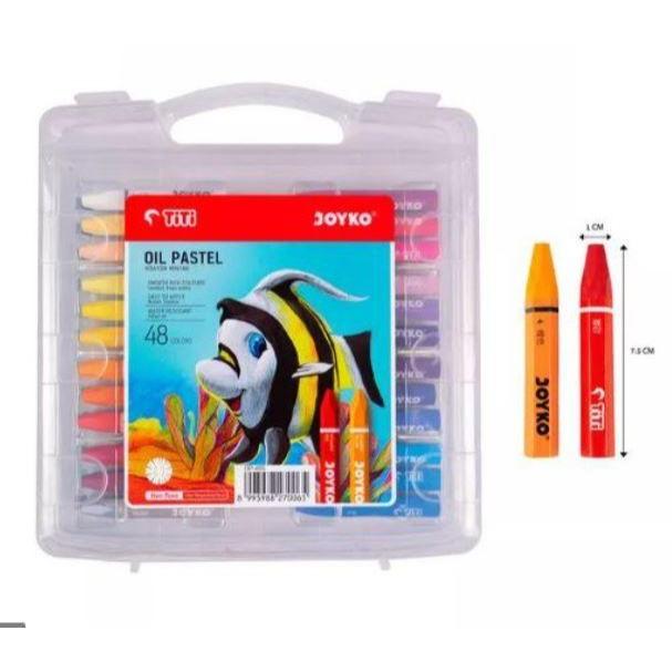 

Crayon Joyko 48 Warna / Oil Pastel OP-48S Colors Non Toxic / Krayon Set