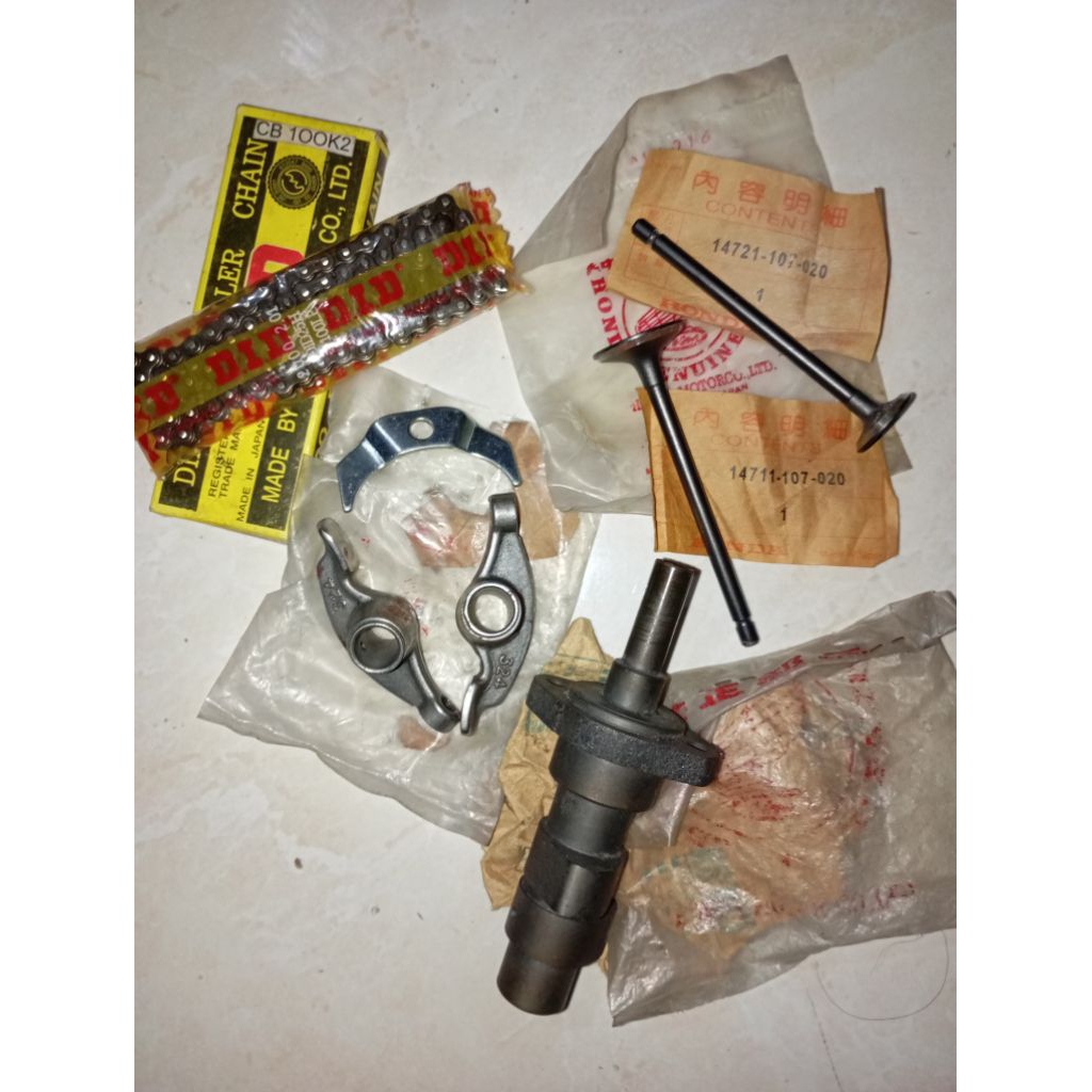 part mesin honda cb cb100 k0 k1 k2 cb125 original baru