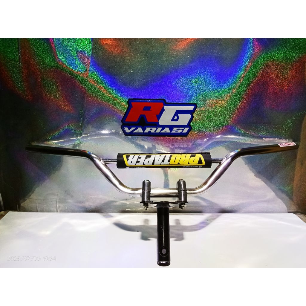 stang trail untuk bebek #murah+sambungan stang/dudukan stang