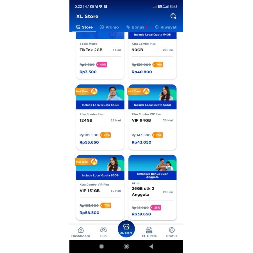 KARTU PERDANA XL COMBO VIP PLUS DISKON 70% 135gb.Aktif