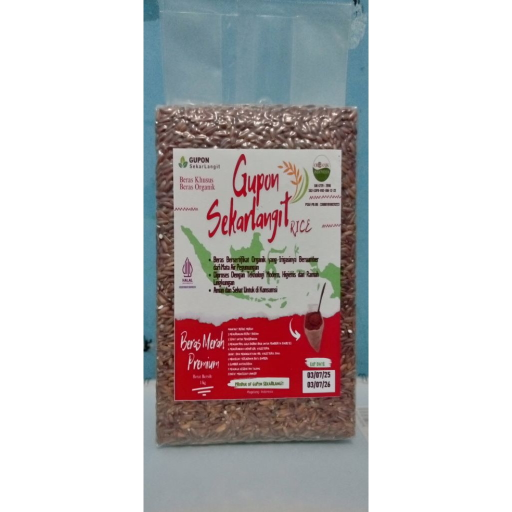 

BerasMerahOrganik1kg,BerasMerahPremium1kg,BerasDiet,BerasSehat,Pure