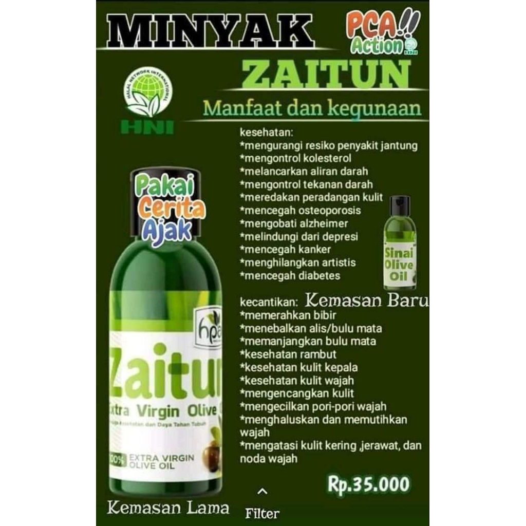 

Minyak Zaitun Extra virgin oil