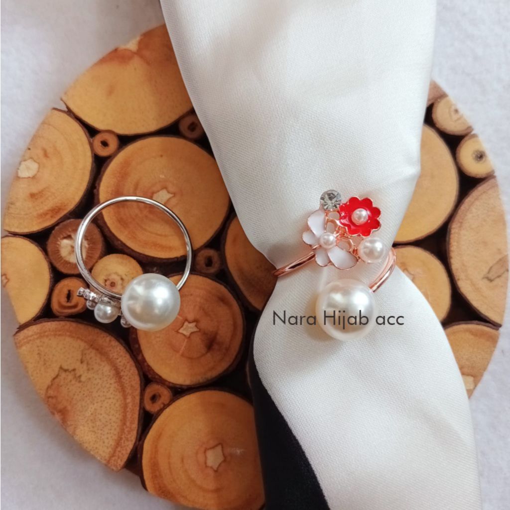 Bros Cincin Hijab / Krudung / Syal bulat Mewah