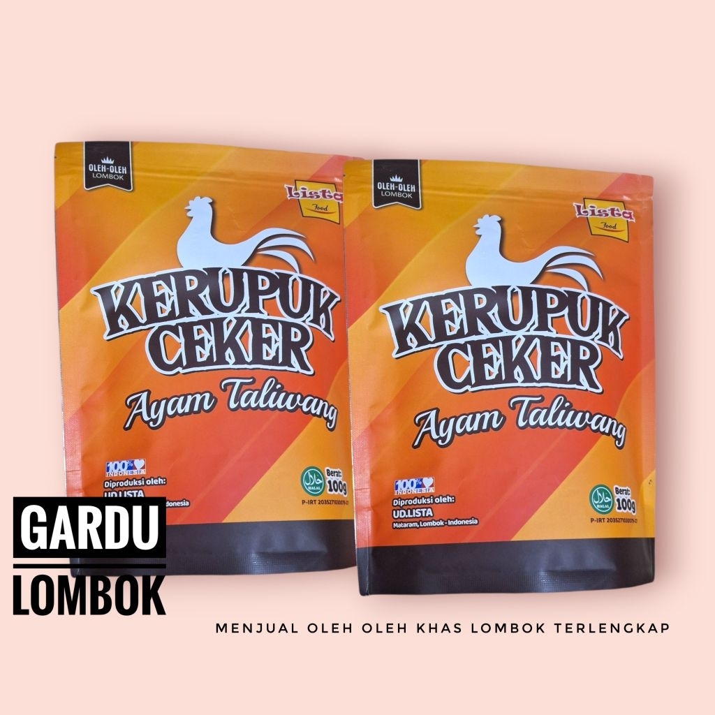 

Ceker ayam Gurih Taliwang Oleh oleh Lombok 100 gr