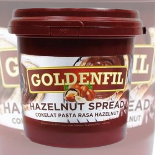 

Goldenfil Hazelnut Spread Cokelat Pasta Rasa Hazelnut 1 kg