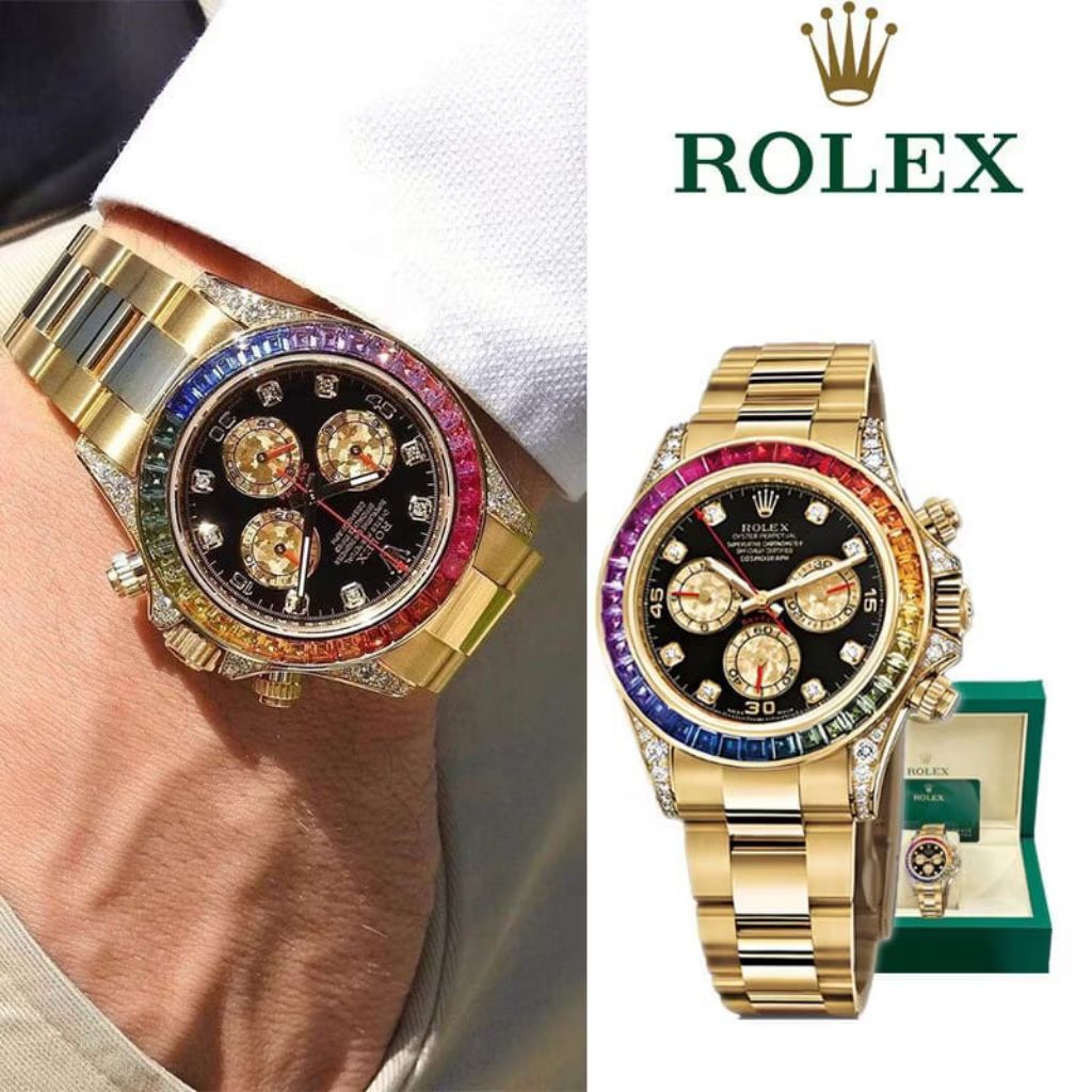 rolex daytona diamond/rolex daytona rainbow diamond