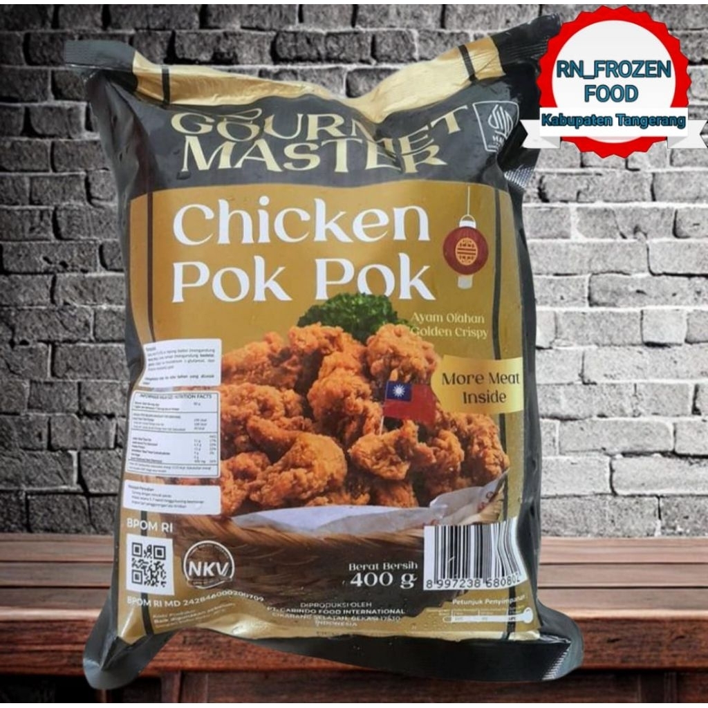 

GOURMET MASTER CHIKEN POK POK BERAT 400gr