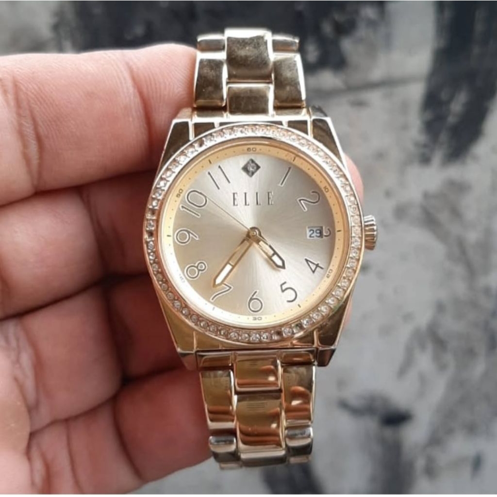 jam Tangan ELLE EL20316B03C wanita cewek preloved