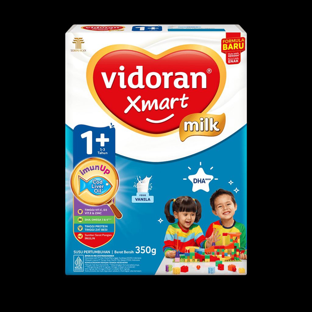 

vidoran Xmart 1+ Susu Pertumbuhan Anak 1-3 Tahun Madu