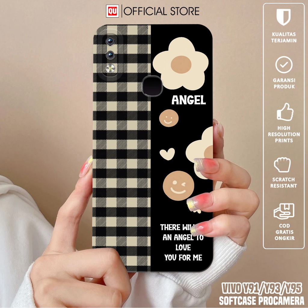 Softcase VIVO YY91 Y93 Y95 - Case Hp VIVO Y91 Y93 Y95 Motif BUNGA - Casing Hp VIVO Y91 - Silikon Hp 