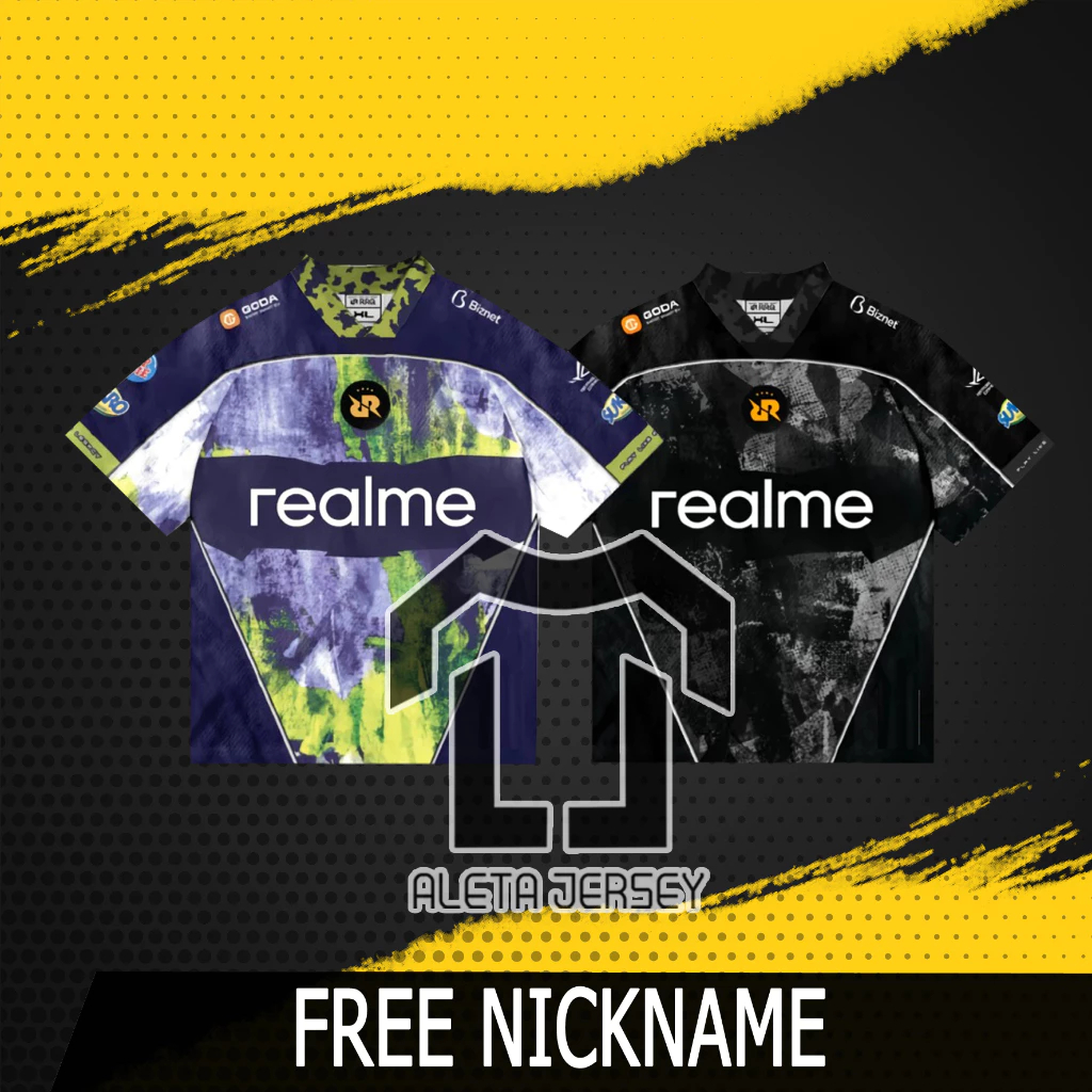 Jersey kaos RRQ MSC 2026 x Slime Terbaru free nama