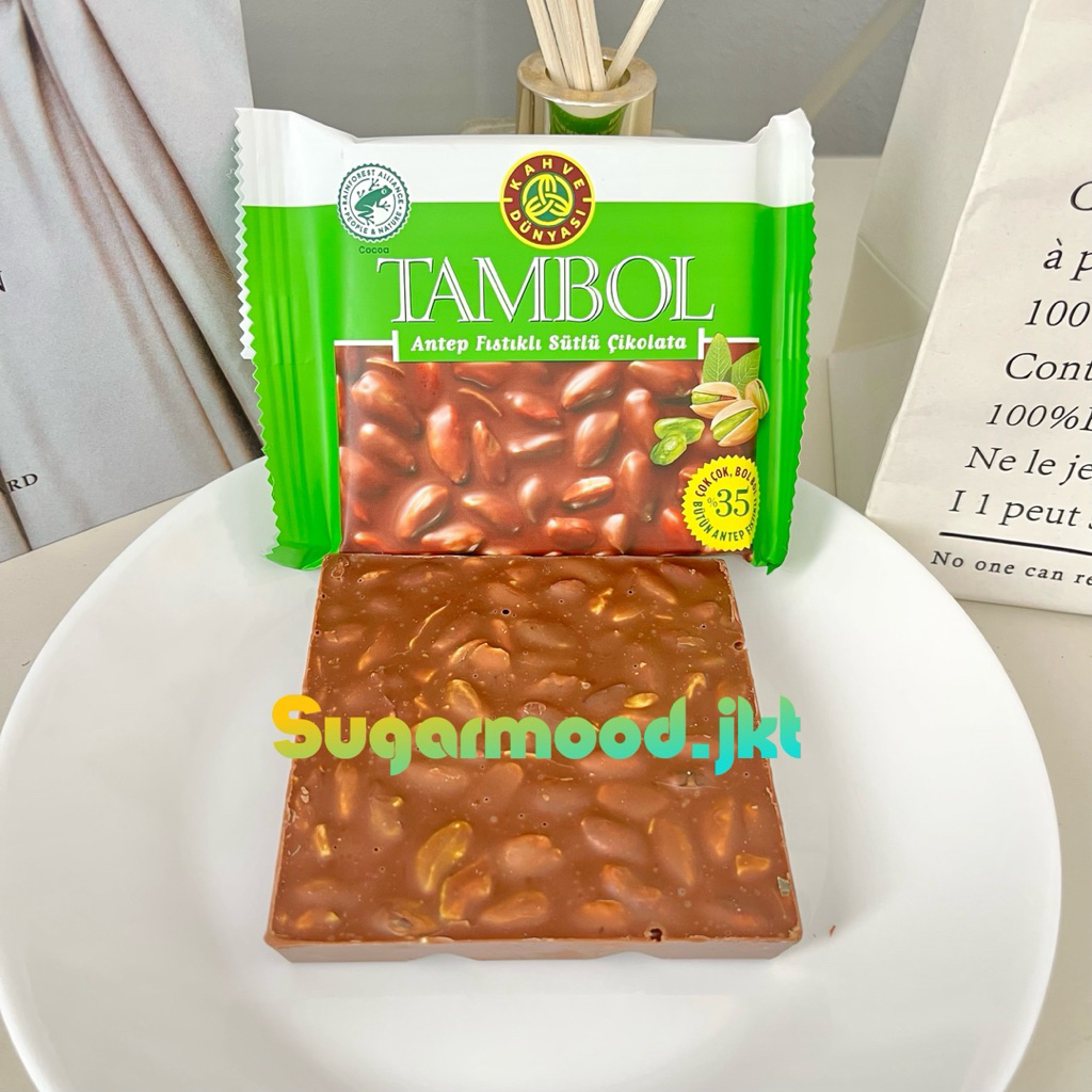 

READY STOCK Tambol Coklat Isi Full kacang Pistachio Original Turki