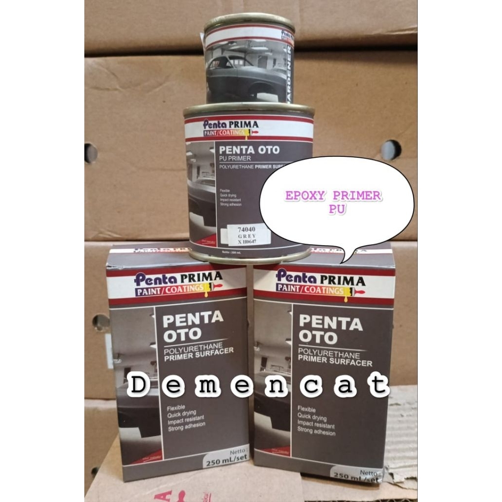 Epoxy PU primer surface/Viral epoxy primer /epoxy pu penta oto /epoxy pu cepat kering