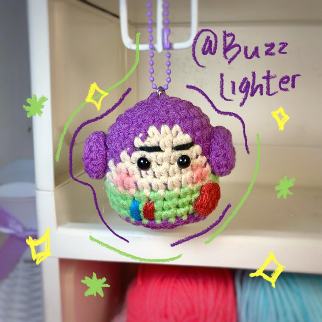 Gantungan Rajut Buzz Lightyear | Buzz Lightyear Crochet