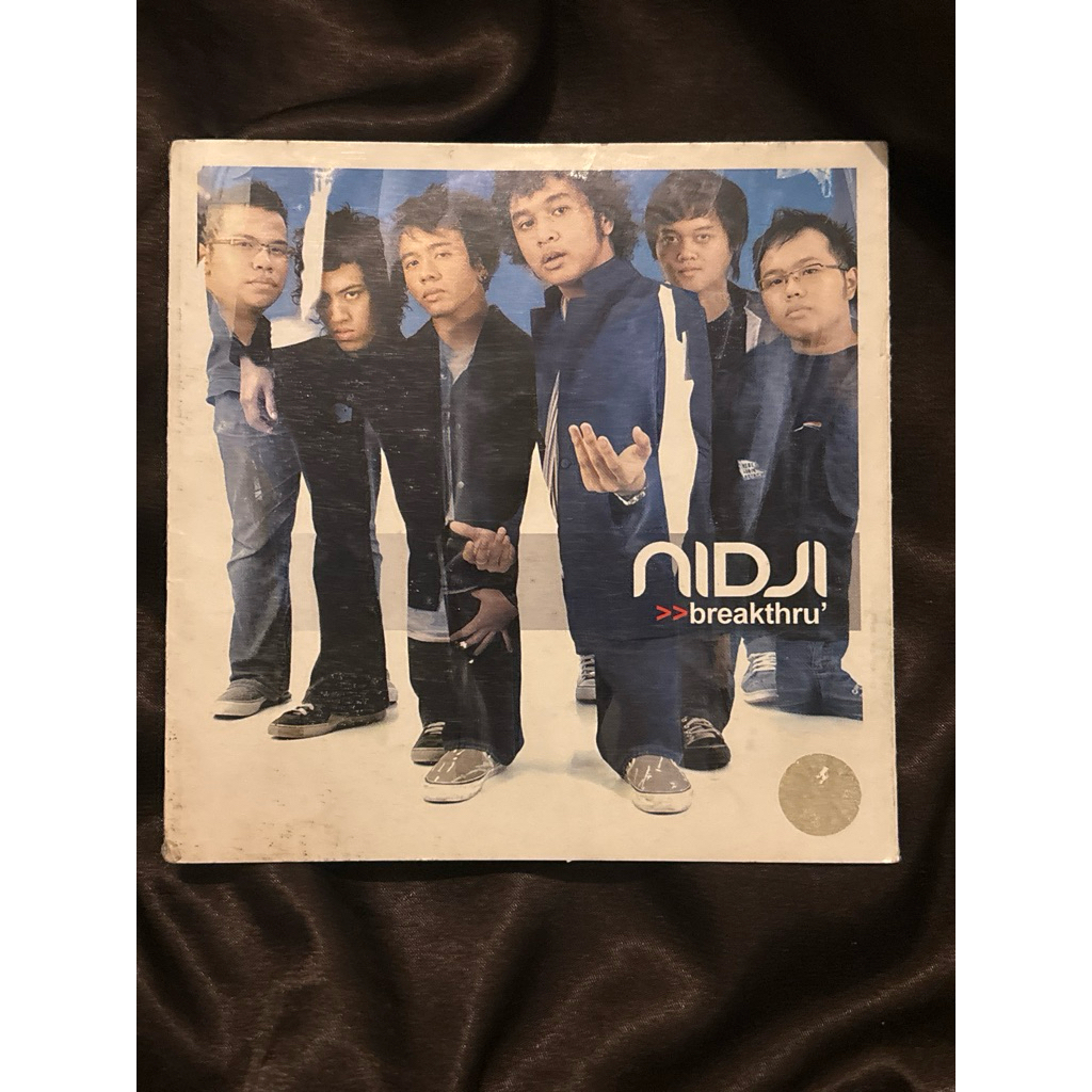 CD ALBUM NIDJI BREAKTHRU HAPUS AKU SUDAH ORIGINAL